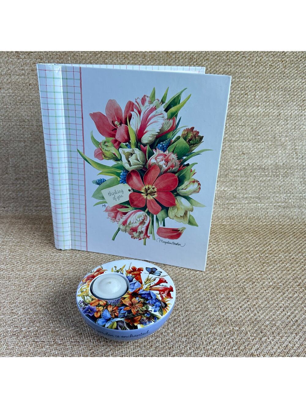 Hallmark Marjolein Bastin Nature’s Sketchbook Organizer Calendar Tealight Holder